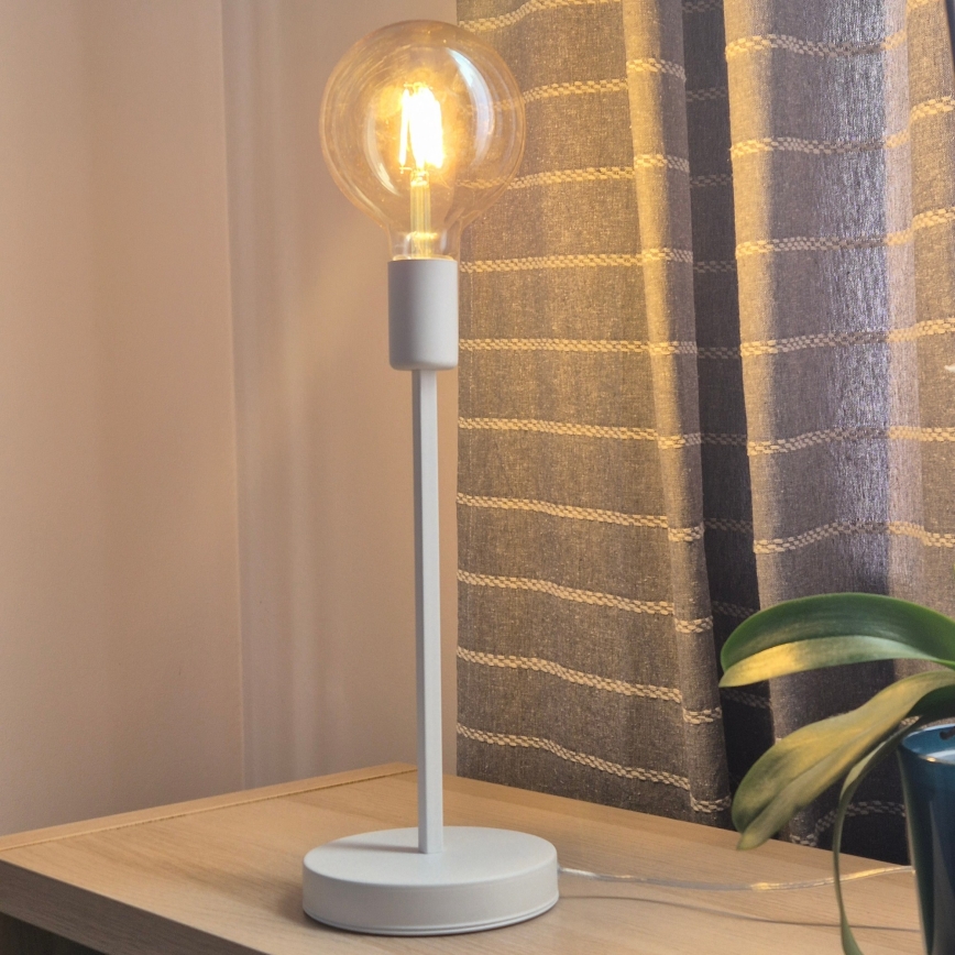 Laualamp ASTRID 1xE27/60W/230V valge