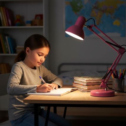 Laualamp AURIQ 1xE27/60W/230V roosa