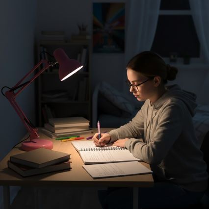 Laualamp AURIQ 1xE27/60W/230V roosa