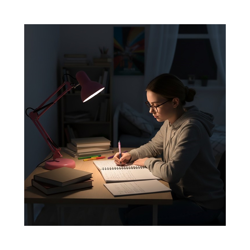 Laualamp AURIQ 1xE27/60W/230V roosa