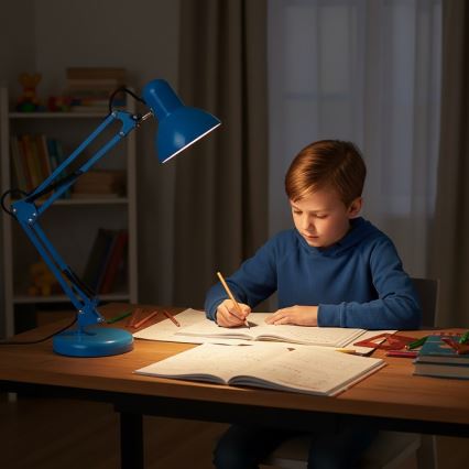 Laualamp AURIQ 1xE27/60W/230V sinine