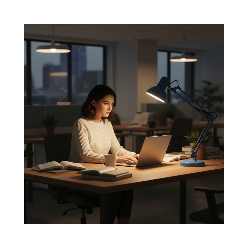 Laualamp AURIQ 1xE27/60W/230V sinine