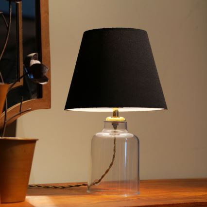 Laualamp AYD 1xE27/40W/230V must/selge