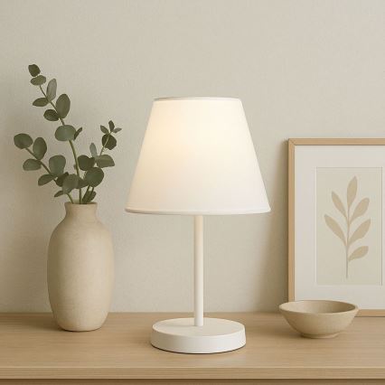 Laualamp AYD 1xE27/40W/230V valge