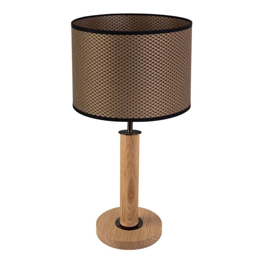 Laualamp BENITA 1xE27/60W/230V 48 cm pruun/tamm