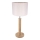 Laualamp BENITA 1xE27/60W/230V 61 cm kreemikas/tamm