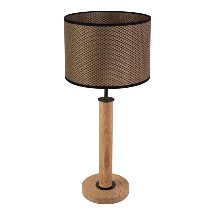 Laualamp BENITA 1xE27/60W/230V 61 cm pruun/tamm