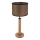 Laualamp BENITA 1xE27/60W/230V 61 cm pruun/tamm