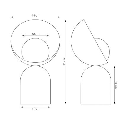 Laualamp BOTO 1xG9/8W/230V hall