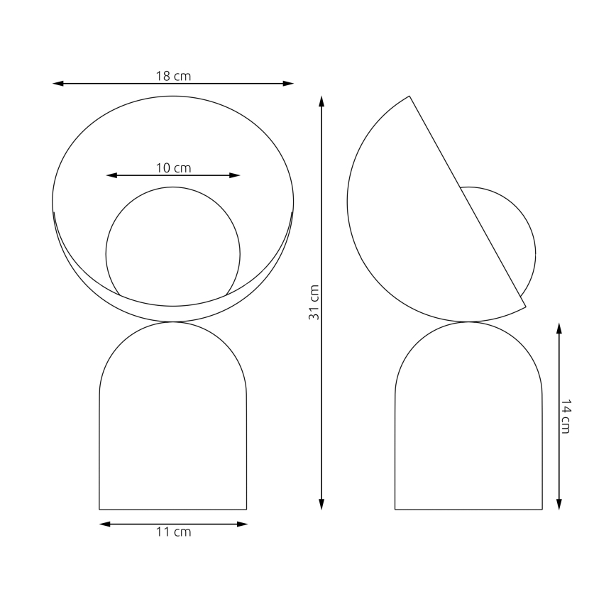 Laualamp BOTO 1xG9/8W/230V hall