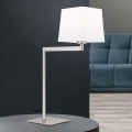 Laualamp CARLTON 1xE27/40W/230V valge/matt kroom