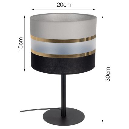 Laualamp CORAL 1xE27/60W/230V must/hall