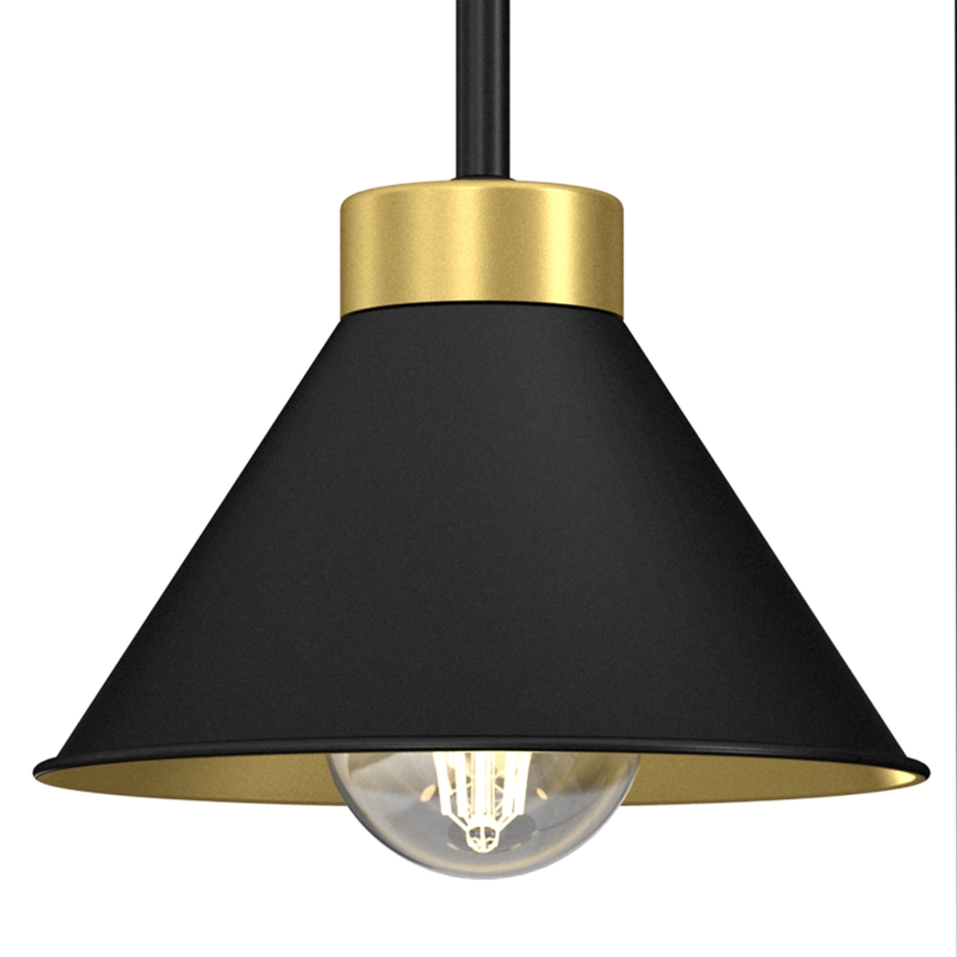 Laualamp DEMET 1xE27/15W/230V must/kuldne