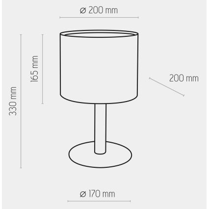 Laualamp DEVA 1xE27/15W/230V hall/puit