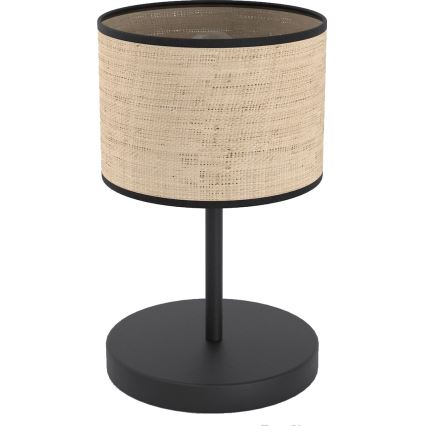 Laualamp ECO 1xE27/15W/230V beež/rotang