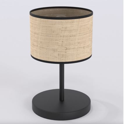 Laualamp ECO 1xE27/15W/230V beež/rotang