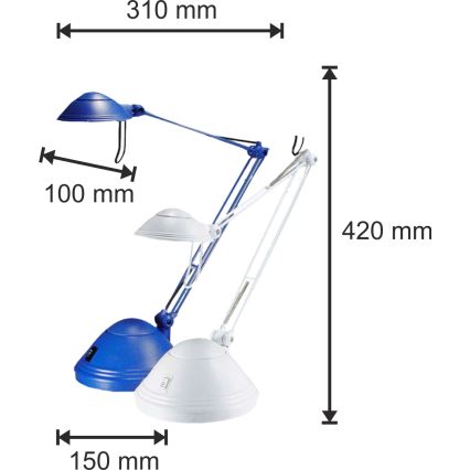 laualamp ELA 1xGY6,35/50W/230V/12V sinine