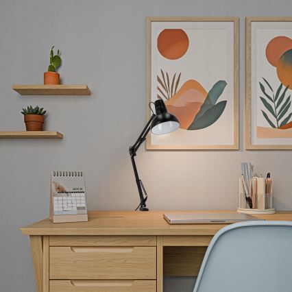 Laualamp klambriga 1xE27/60W/230V must