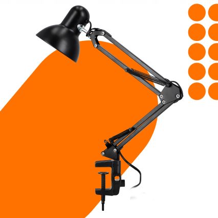 Laualamp klambriga 1xE27/60W/230V must