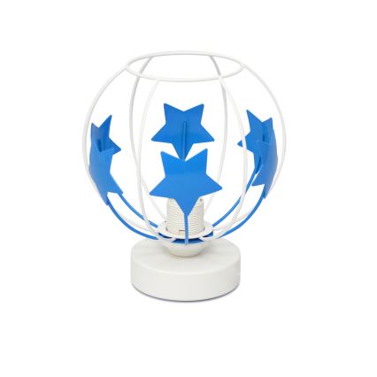 Laualamp lastele STARS 1xE27/15W/230V sinine/valge