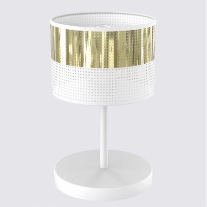 Laualamp LUX 1xE27/15W/230V valge/kuldne