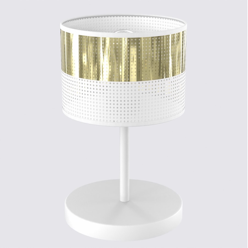 Laualamp LUX 1xE27/15W/230V valge/kuldne