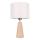 Laualamp MERCEDES 1xE27/40W/230V läbimõõt 43 cm kreemjas/tamm