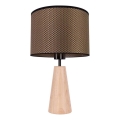 Laualamp MERCEDES 1xE27/40W/230V läbimõõt 43 cm pruun/tamm