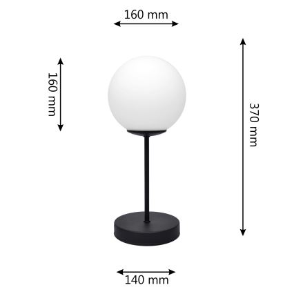 Laualamp MOON 1xE27/15W/230V must