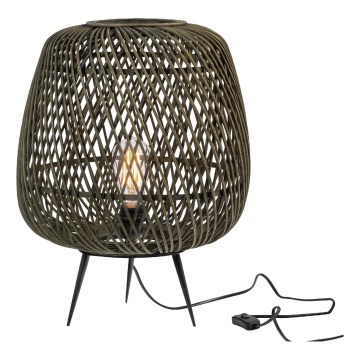 Laualamp MOZA 1xE27/60W/230V bambus roheline