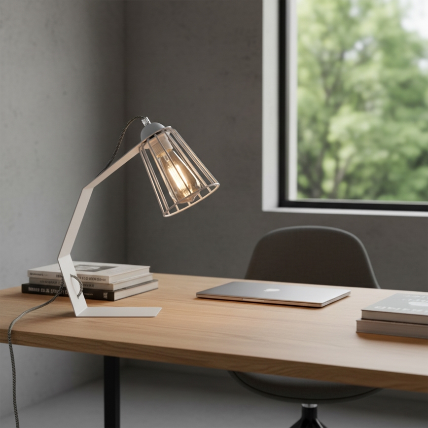 Laualamp NANDO 1xE27/15W/230V valge