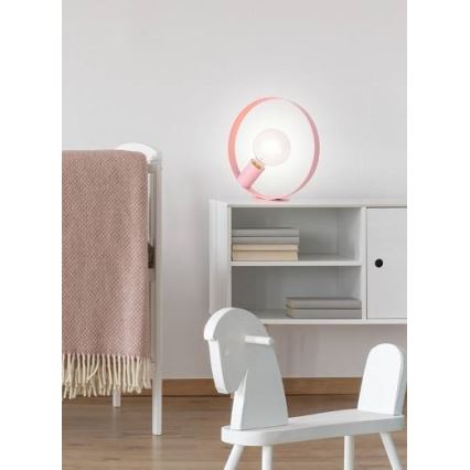 Laualamp NEXO 1xE27/40W/230V roosa