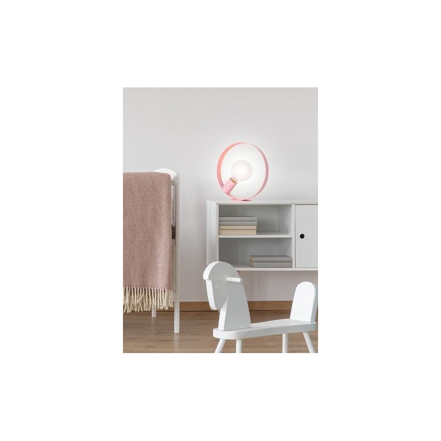 Laualamp NEXO 1xE27/40W/230V roosa
