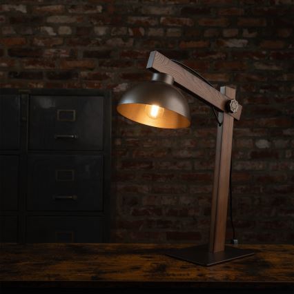 Laualamp OSLO 1xE27/15W/230V pähkel/pruun