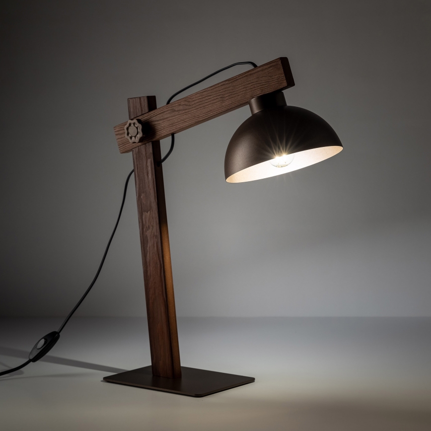 Laualamp OSLO 1xE27/15W/230V pähkel/pruun
