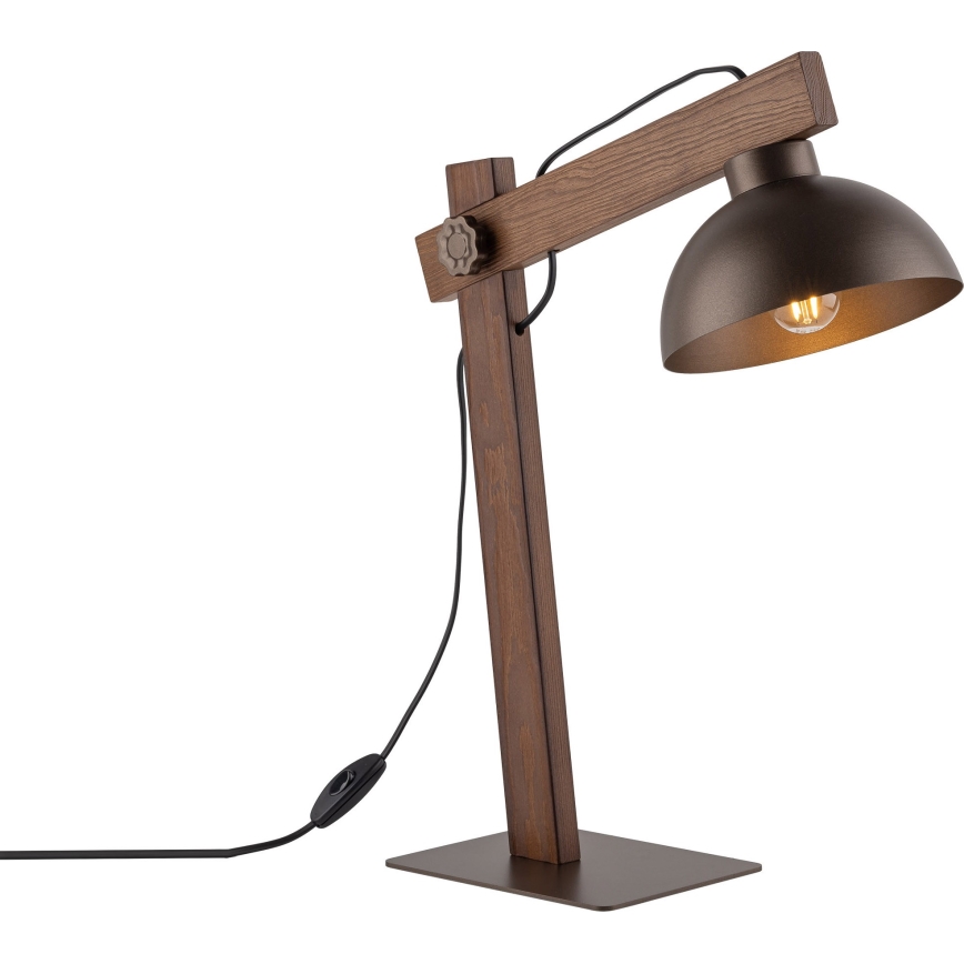 Laualamp OSLO 1xE27/15W/230V pähkel/pruun
