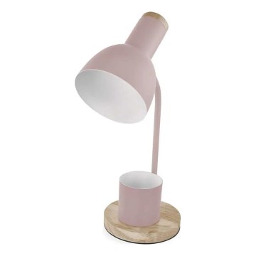 Laualamp POPPY 1xE27/25W/230V roosa