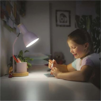Laualamp POPPY 1xE27/25W/230V roosa