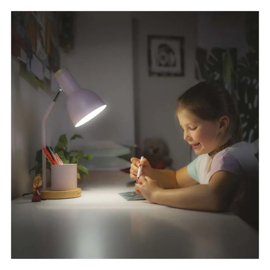 Laualamp POPPY 1xE27/25W/230V roosa