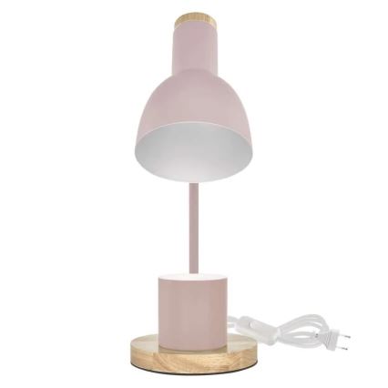 Laualamp POPPY 1xE27/25W/230V roosa
