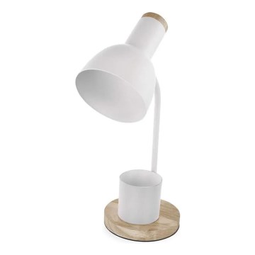 Laualamp POPPY 1xE27/25W/230V valge