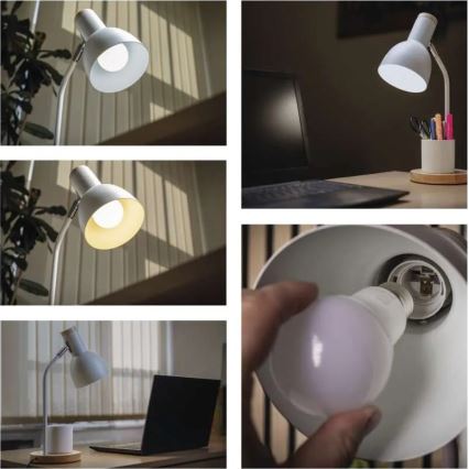 Laualamp POPPY 1xE27/25W/230V valge