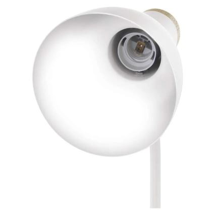 Laualamp POPPY 1xE27/25W/230V valge