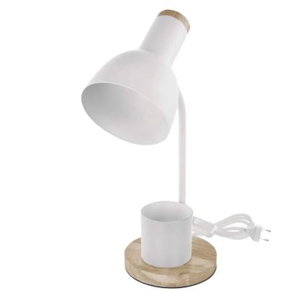 Laualamp POPPY 1xE27/25W/230V valge