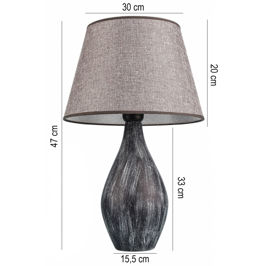 Laualamp RAMZES 1xE27/40W/230V hall