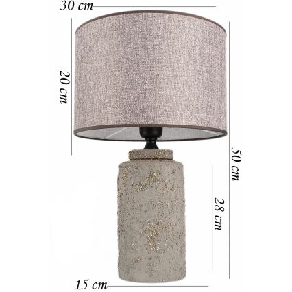 Laualamp RAMZES 1xE27/40W/230V hall