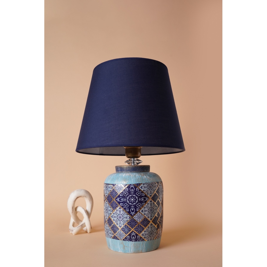 Laualamp RAMZES 1xE27/40W/230V sinine