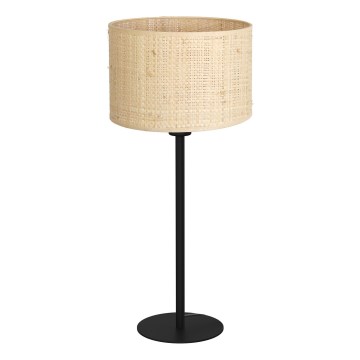 Laualamp RATTAN 1xE27/60W/230V diameeter 25 cm punutud