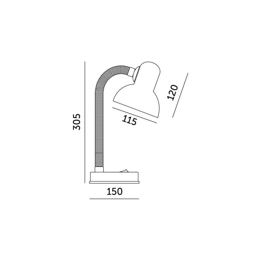 Laualamp SMIESZEK 1xE27/40W/230V sinine