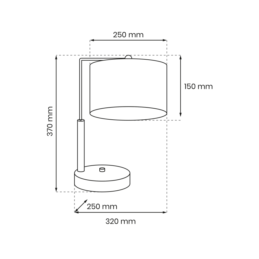 Laualamp ULTIMO 1xE27/60W/230V must